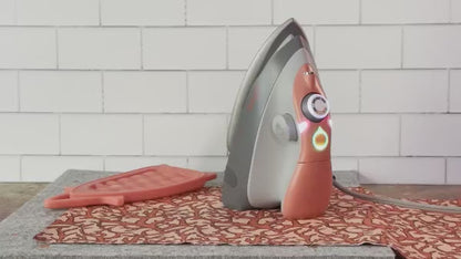M3Pro Project Steam Iron with Solemate - Coral