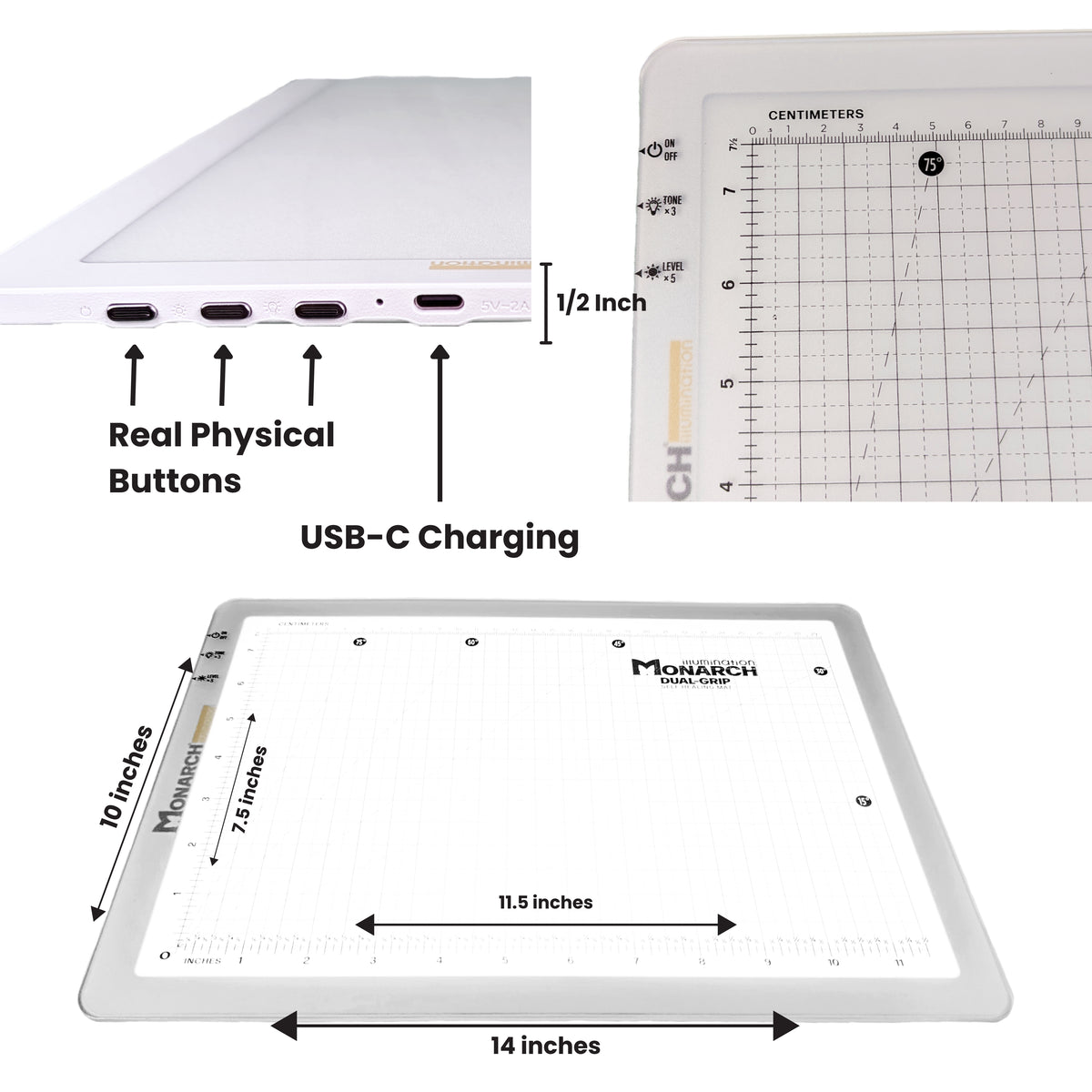 The Litt - Lightboard with Translucent Cutting Mat
