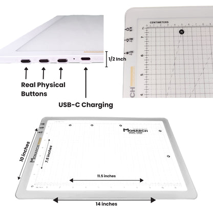 The Litt - Lightboard with Translucent Cutting Mat