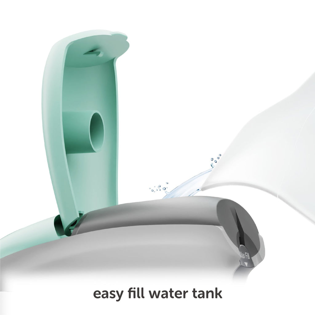 M3Pro Project Steam Iron with Solemate - Aqua