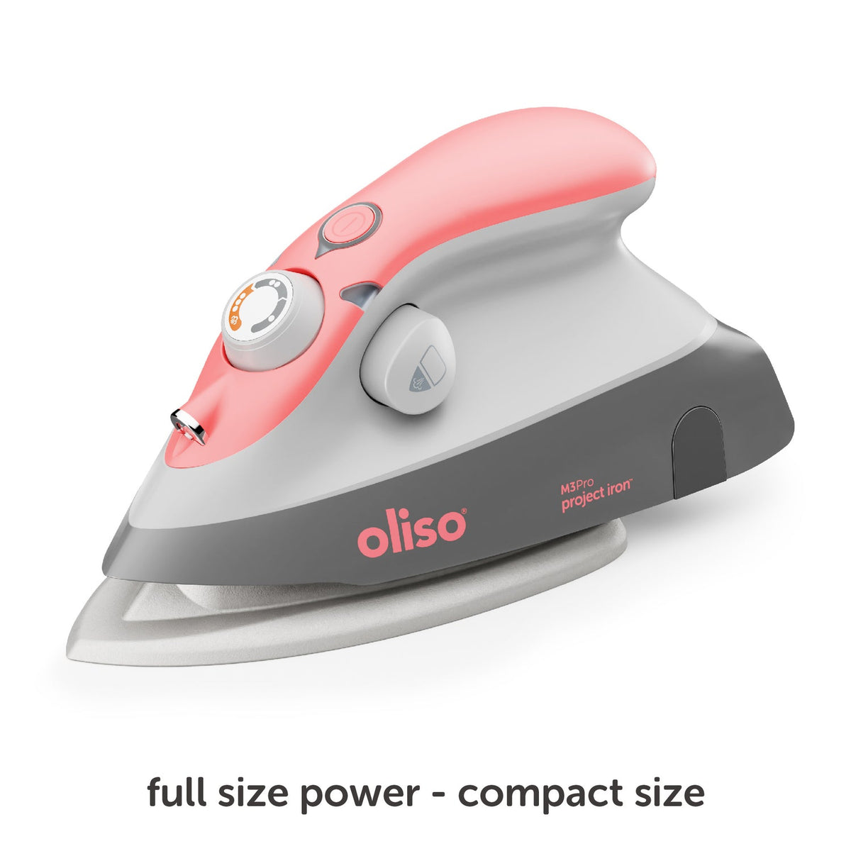 M3Pro Project Steam Iron with Solemate - Coral