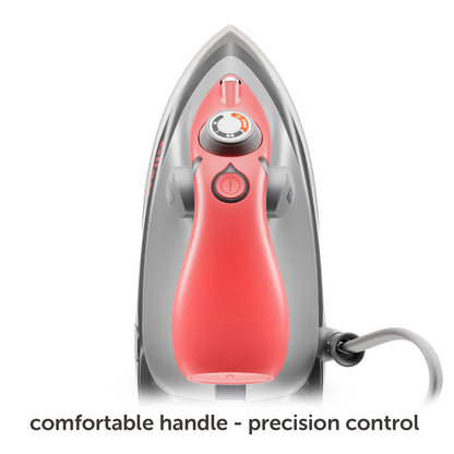 M3Pro Project Steam Iron with Solemate - Coral