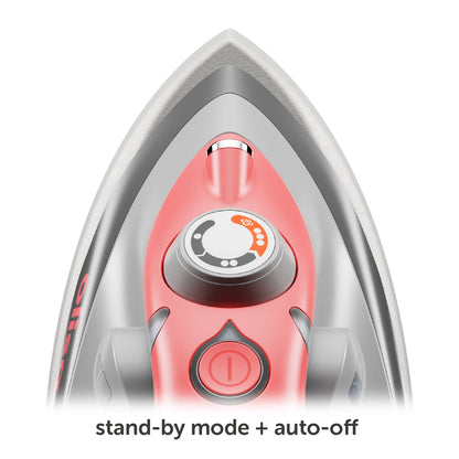 M3Pro Project Steam Iron with Solemate - Coral