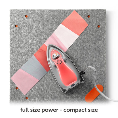 M3Pro Project Steam Iron with Solemate - Coral