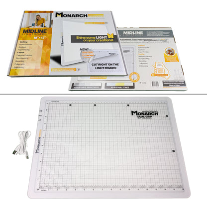 The Midline - Lightboard with Translucent Cutting Mat