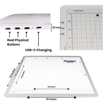 The Midline - Lightboard with Translucent Cutting Mat