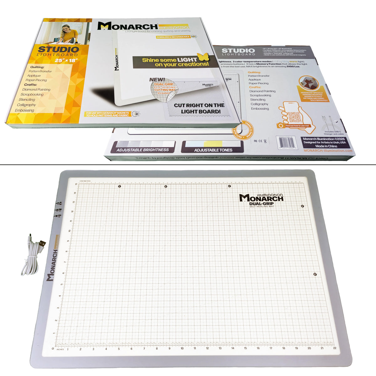 The Studio - Lightboard with Translucent Cutting Mat