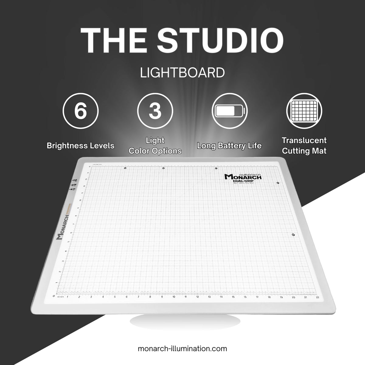 The Studio - Lightboard with Translucent Cutting Mat