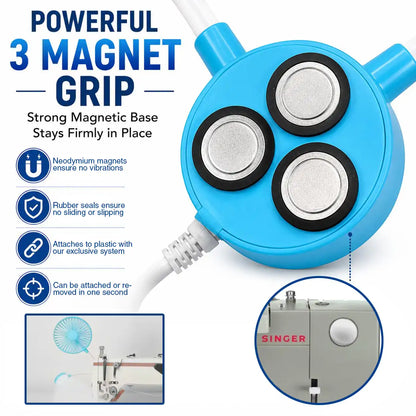 Sew-Cool - Sewing Machine Light & Cooling Fan