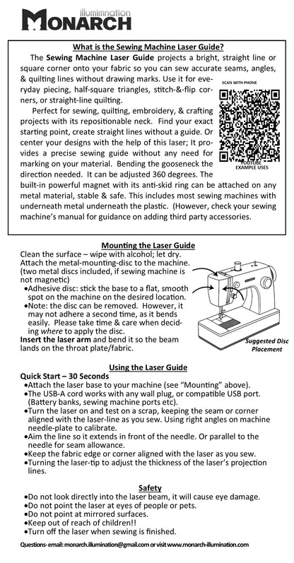 The Beam - Cross Beam Laser Sewing Guide
